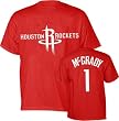 Tracy McGrady Red Majestic Player Name and Number Houston Rockets T-Shirt