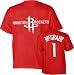 Tracy McGrady Red Majestic Player Name and Number Houston Rockets T-Shirt