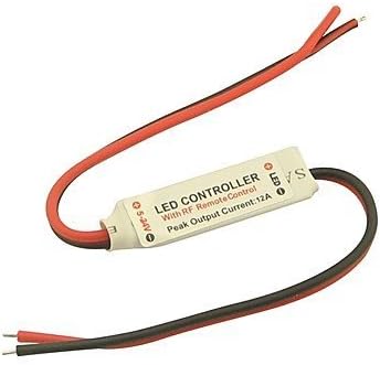 FW@ Mini RF Romote Dimmer Controller 11 Keys For 5050 3528 Single Color LED Strip Light (DC5-24V 6A)