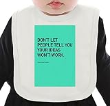 Your ideas will work ネクタイを有する有機ビブ Medium