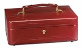 Red British Travel Jewelry Case