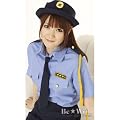 【激安コスプレ】愛のスピード違反/スリット入りブルーブラウス婦人警官