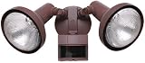 Heath Zenith SL-5326-RS Motion Sensing Metal Fixture with Soft Start, Rust