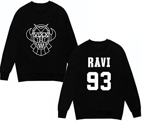 VIXX Hoodie Hongbin Hyuk Ken Leo N Ravi Unisex Type Sweater Hoody Pullover (Ravi, M)