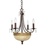 IMAGE OF Capital 5 Light Petite Chandelier Gold Leaf