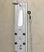 Jacuzzi EC33000 Ristorre Metallo Shower Panel, Brushed Chrome with Chrome Finish