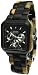 Tense Square Natural Sandal Wood Maple Wood Black Face Hypoallergentic Watch B7305DM-B