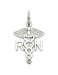 14k White Gold RN Pendant. Metal Wt- 0.75g