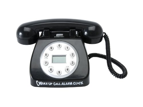 Wanted WA0321 Wecker Morning Call Kunststoff schwarz Preisvergleich