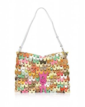 bebe.com : Multicolor Woven Leather Retro Clutch :  handbag leather woven multi-color