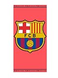 DRAP DE PLAGE 100X170 CM FC BARCELONE MANGO VELOUR 100% COTON