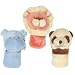 Green Sprouts Organic Velour Finger Puppet 3pc Set-Jungle Boys