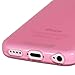 Fosmon DURA-CANDY Glossy Series (Frost Matte Inside) Ultra SLIM-Fit Case Flexible TPU Cover for New Apple iPhone 5C (2013) - Glossy Pink