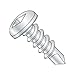 #10 x 1 1/2" Self-Drilling Screws/Square/Pan Head/Steel/Zinc/#3 Drill Point (Carton: 1,000 pcs)