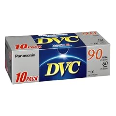 Panasonic 60min MiniDV Leerkassetten, 10er Pack