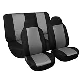 On Sale....univerisal Car Seat Cover Full Set Fb102 Gray/black 112
