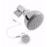 Evolve Showerheads SS-2104CP-US Roadrunner Water-Saving Shower-Head, Chrome Polish
