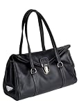 Prada Leather - BR2613 Black Pushlock Handbag