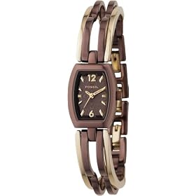 FOSSIL (�t�H�b�V��) �r���v DRESS F2 �u���E�� ES1859 ���f�B�[�X [���K�A���i]
