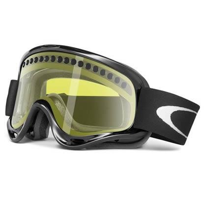 Oakley O FRAME Jet Black/Yellow Snow Goggles (Jet Black,Yellow)