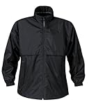 Ladies Squall Packable Jacket, Color: Black, Size: XX-Large