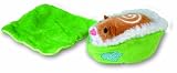Giochi Preziosi - 86646 - GPF2803 - Zhu Zhu Pets - Peluche Interactive - Lit avec Couverture - Vert