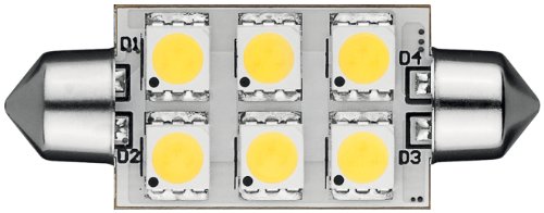 Goobay 30365 Diode LED Pour lampes 42 mm 6 LED SMD Lumière blanche (Import Allemagne)