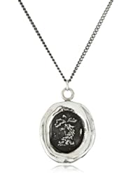 Pyrrha "talisman" Sterling Silver Strength and Wisdom Necklace
