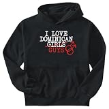 Sweatshirt Black  I Love Dominican Guys  Dominica Country
