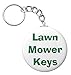 A&T Designs Lawn Mower Keys 2.25â€ Keychain Mowing