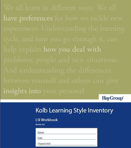 Kolb Learning Style Inventory Version 3.2 Single Copy