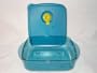 Tupperware Vent N Serve Medium Shallow 2.5 Cups Blue