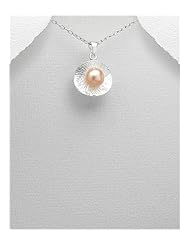 Fresh Water Pearls Pendant Necklace In Sterling Silver