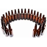 2dayShip 12 Ounce Amber Beer Bottles Pry Top Home Brew, Pack of 24