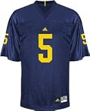 Michigan Wolverines Adult #5 Replica Football Jersey By Adidas