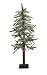 4' Frosted Alpine Artificial Christmas Tree - Unlit