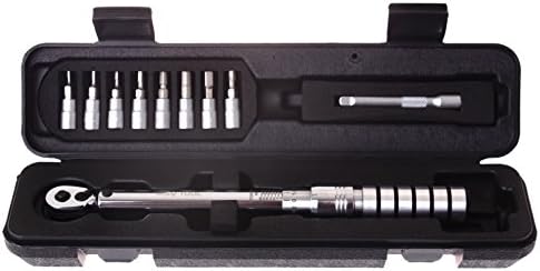 RESQ Tool Torque Wrench Bike - Best Value Torque Wrench Set with NM-Lock (NEW Feature!). Good Bicycle Repair Tools and Allen Key Set