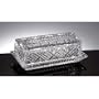 Godinger BRANDON CVRD BUTTER DISH W/KNF
