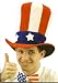 Funky Velvet Uncle Sam Top Hat