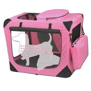 Pet Gear Deluxe Pink Generation II Soft Crate, Small