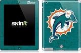 Skinit Miami Dolphins Distressed Vinyl Skin for Apple New iPad