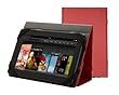 PUNCHCASE Barbery Easel H�lle f�r Kindle Fire mit Standfunktion, kirschrot (nur geeignet f�r Kindle Fire)