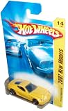 Mattel Hot Wheels 2007 New Models Series 1:64 Scale Die Cast Metal Car # 14 of 36 - Yellow Sport Coupe Ferrari 599 GTB with Fun Fact #14