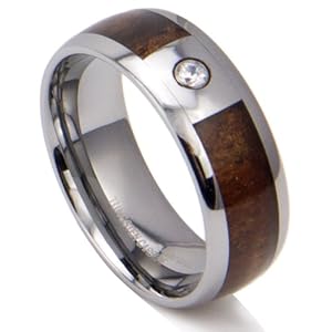 Koa Wood Mens Wedding Rings Koa Wood Mens Wedding Rings