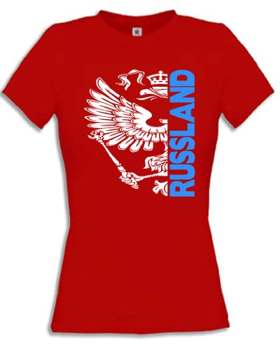 FRAUEN FUSSBALL EM 2013 – RUSSLAND FANSHIRT 3206(F-R) Gr. M