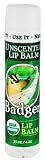 Badger Classic Organic Lip Balm - Unscented - 0.15 oz