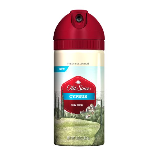 Old Spice Fresh Collection Body Spray, Cyprus Scent, 4-Fluid Ounces (Pack of 3)