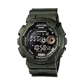 CASIO G-Shock GD-100MS-3ER - Reloj de caballero de cuarzo, correa de resina color verde