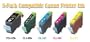 5-Pack Non-OEM Ink w/ Chip for Canon PGI-5BK CLI-8 Compatible Pixma MP500 MP530 MP600 MP800 iP4200 iP4300 iP4500 iP5200 iP5200