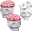 Skull Shaped Halloween Kitchen Cupcake Molds (Set of 4)